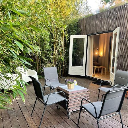 Tiny-House Van Zeecontainers Bij Het Bos Oranjewoud Exteriör bild